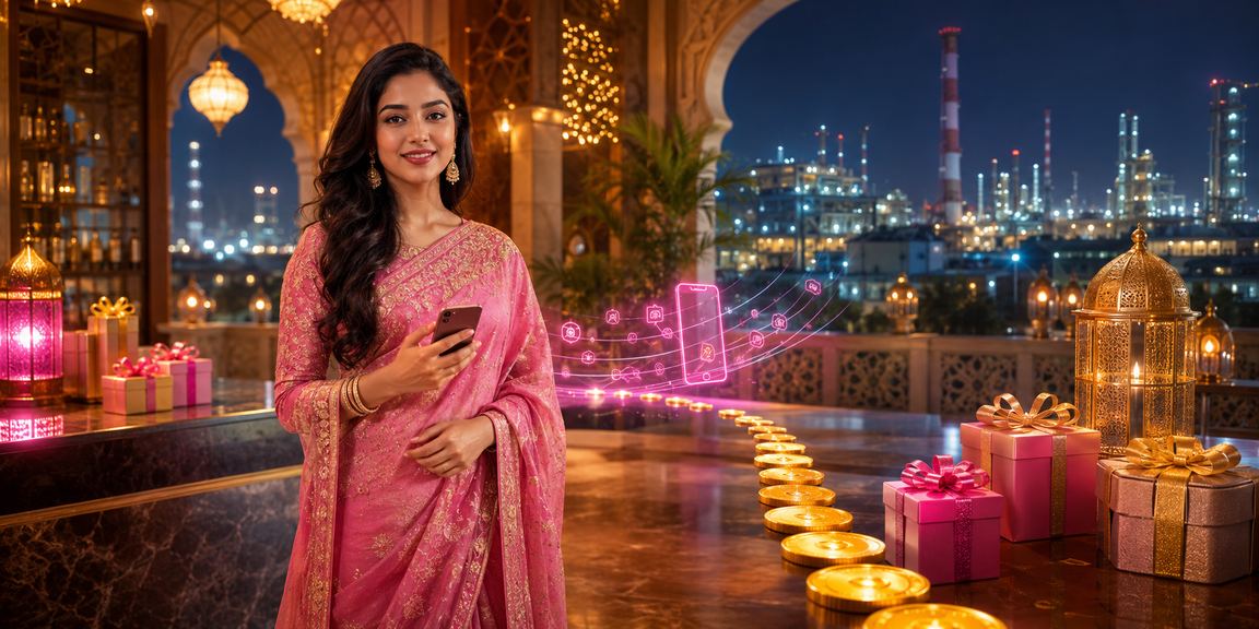 গাজীপুরে ঈদ উৎসবে মোবাইল পেমেন্ট করছেন একজন ব্যবহারকারী
