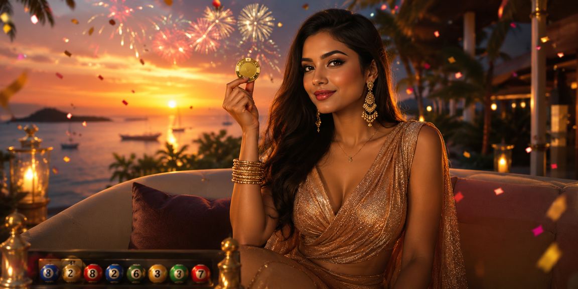 সেন্ট মার্টিন সমুদ্র সৈকতে লটারি খেলছেন একজন ব্যবহারকারী